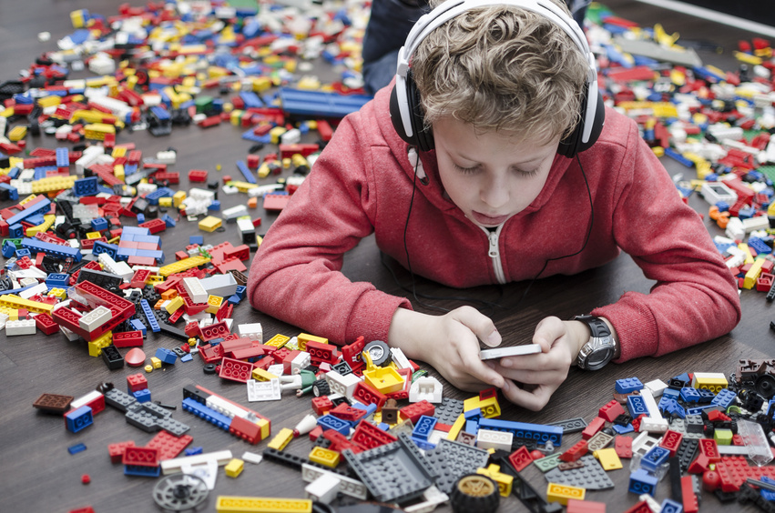 Boy with red sweater